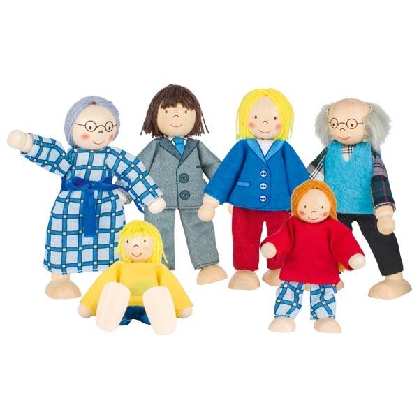 Biegepuppen City Familie